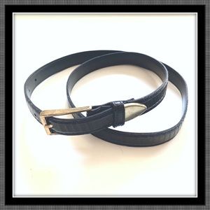 Leather Black Belt